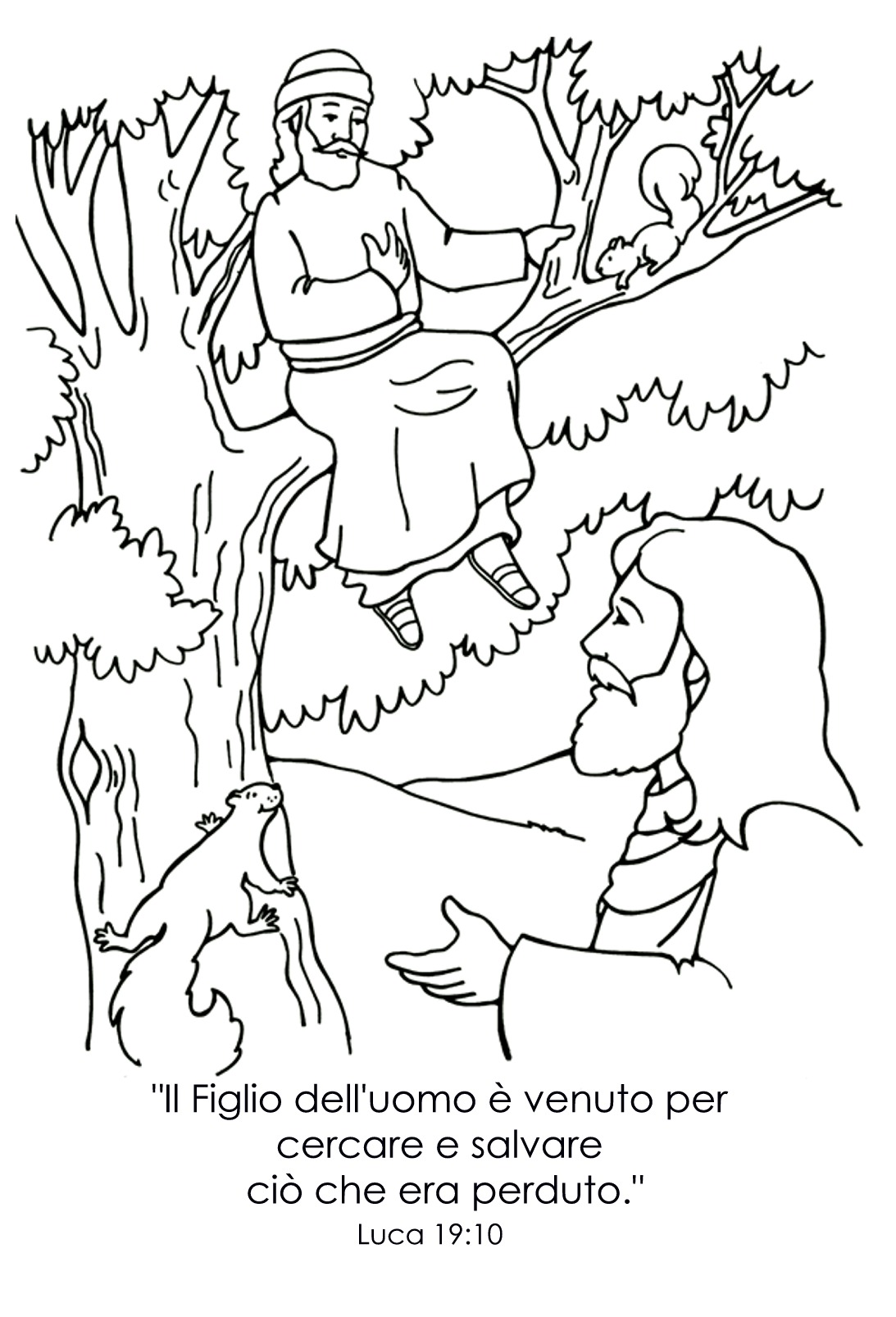 Disegno Battesimo Di Gesu Da Colorare